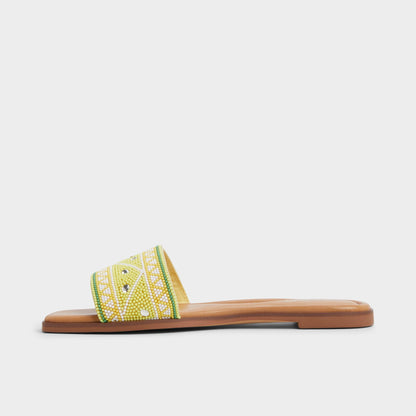 Seavacay Bright Yellow Women's Travel essentials - Slide sandal - Bright Yellow