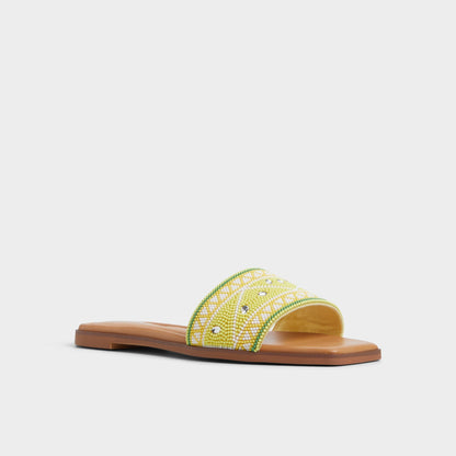 Seavacay Bright Yellow Women's Travel essentials - Slide sandal - Bright Yellow