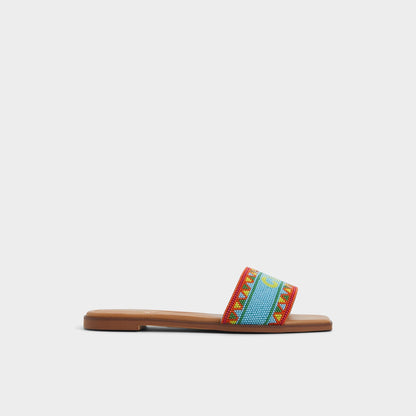 Seavacay Bright Multi Women's Flats - Slide sandal - Bright Multi