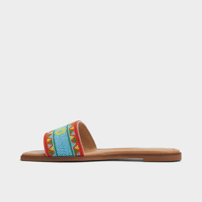 Seavacay Bright Multi Women's Flats - Slide sandal - Bright Multi