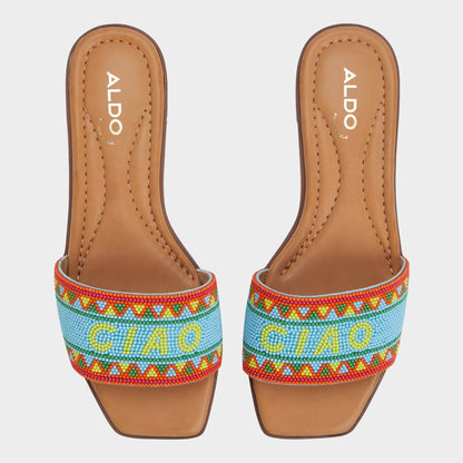 Seavacay Bright Multi Women's Flats - Slide sandal - Bright Multi