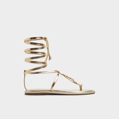 Artemisa Gold Women's Travel essentials - T-strap sandal - Gold