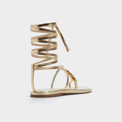 Artemisa Gold Women's Travel essentials - T-strap sandal - Gold
