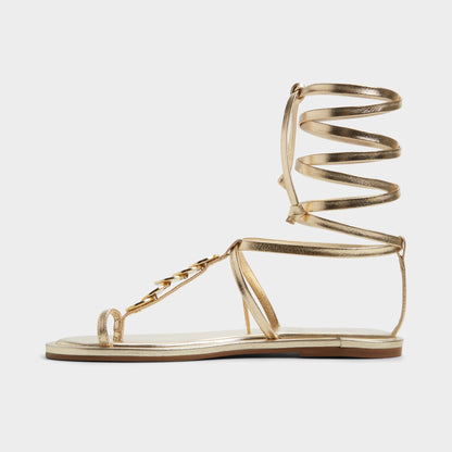 Artemisa Gold Women's Travel essentials - T-strap sandal - Gold