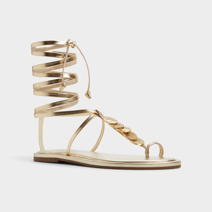 Artemisa Gold Women's Travel essentials - T-strap sandal - Gold