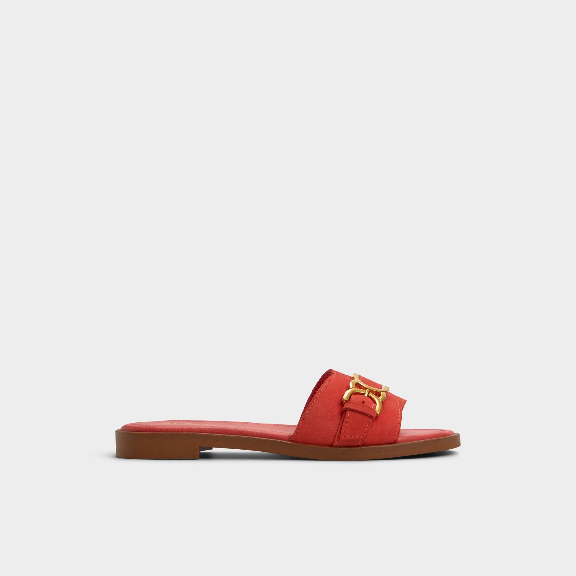 Dallaedar Medium Red Women's Flats - Slide sandal - Medium Red