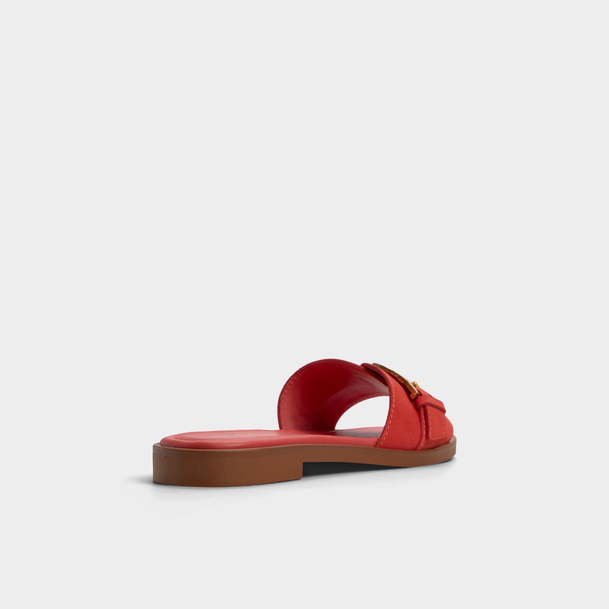 Dallaedar Medium Red Women's Flats - Slide sandal - Medium Red