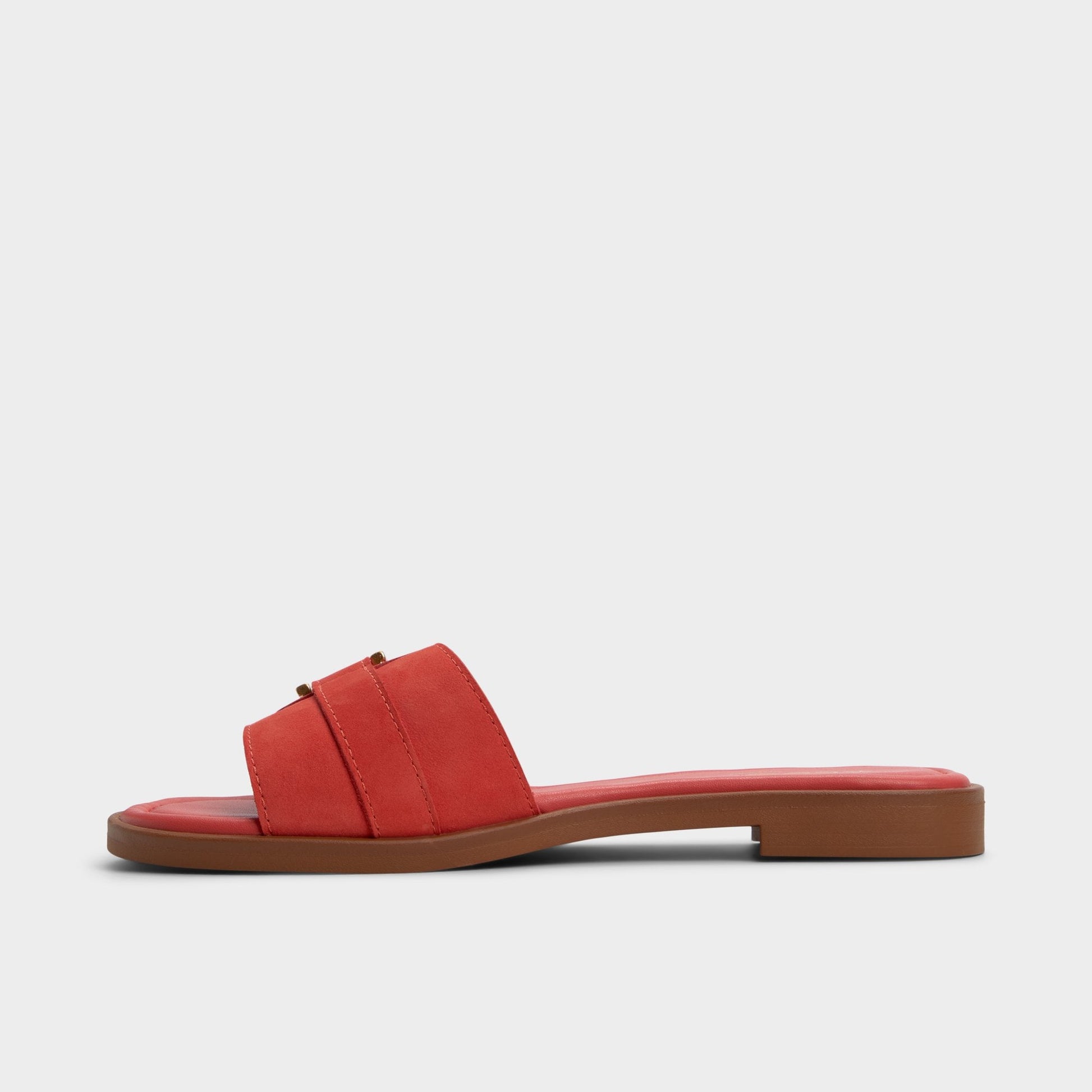 Dallaedar Medium Red Women's Flats - Slide sandal - Medium Red