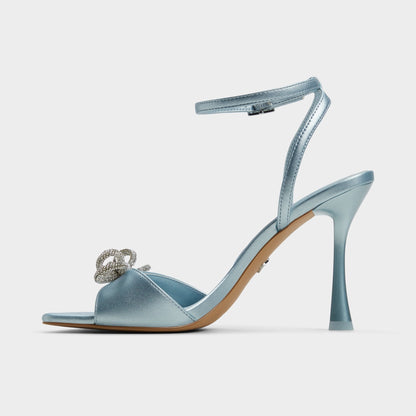Ozley Other Blue Women's Strappy sandals - Strappy heeled sandal - Other Blue