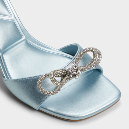 Ozley Other Blue Women's Strappy sandals - Strappy heeled sandal - Other Blue