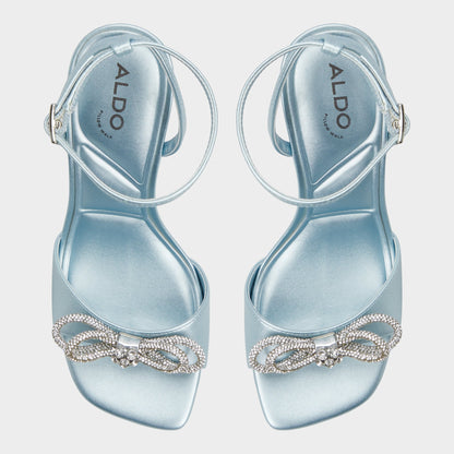 Ozley Other Blue Women's Strappy sandals - Strappy heeled sandal - Other Blue