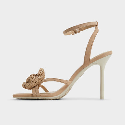 Wildblossom Sand Women's Heeled sandals - Strappy heeled sandal, Stiletto heel - Sand