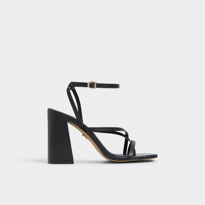 Laurader Other Black Women's Block heels - Strappy heeled sandal, Block heel - Other Black