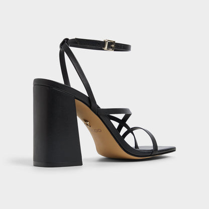 Laurader Other Black Women's Block heels - Strappy heeled sandal, Block heel - Other Black