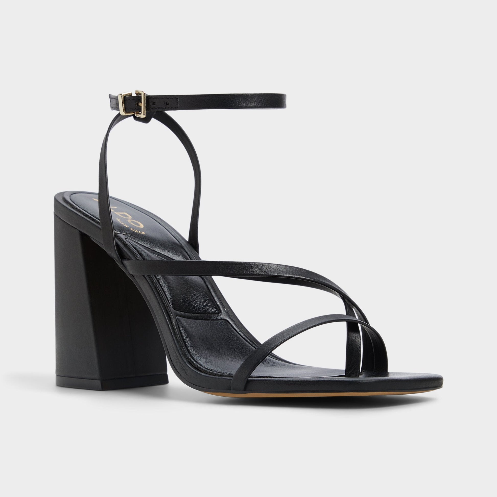 Laurader Other Black Women's Block heels - Strappy heeled sandal, Block heel - Other Black