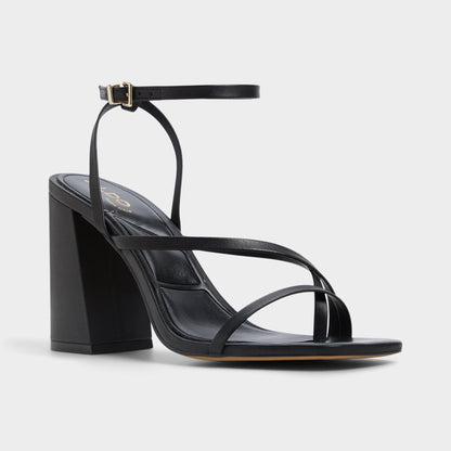Laurader Other Black Women's Block heels - Strappy heeled sandal, Block heel - Other Black