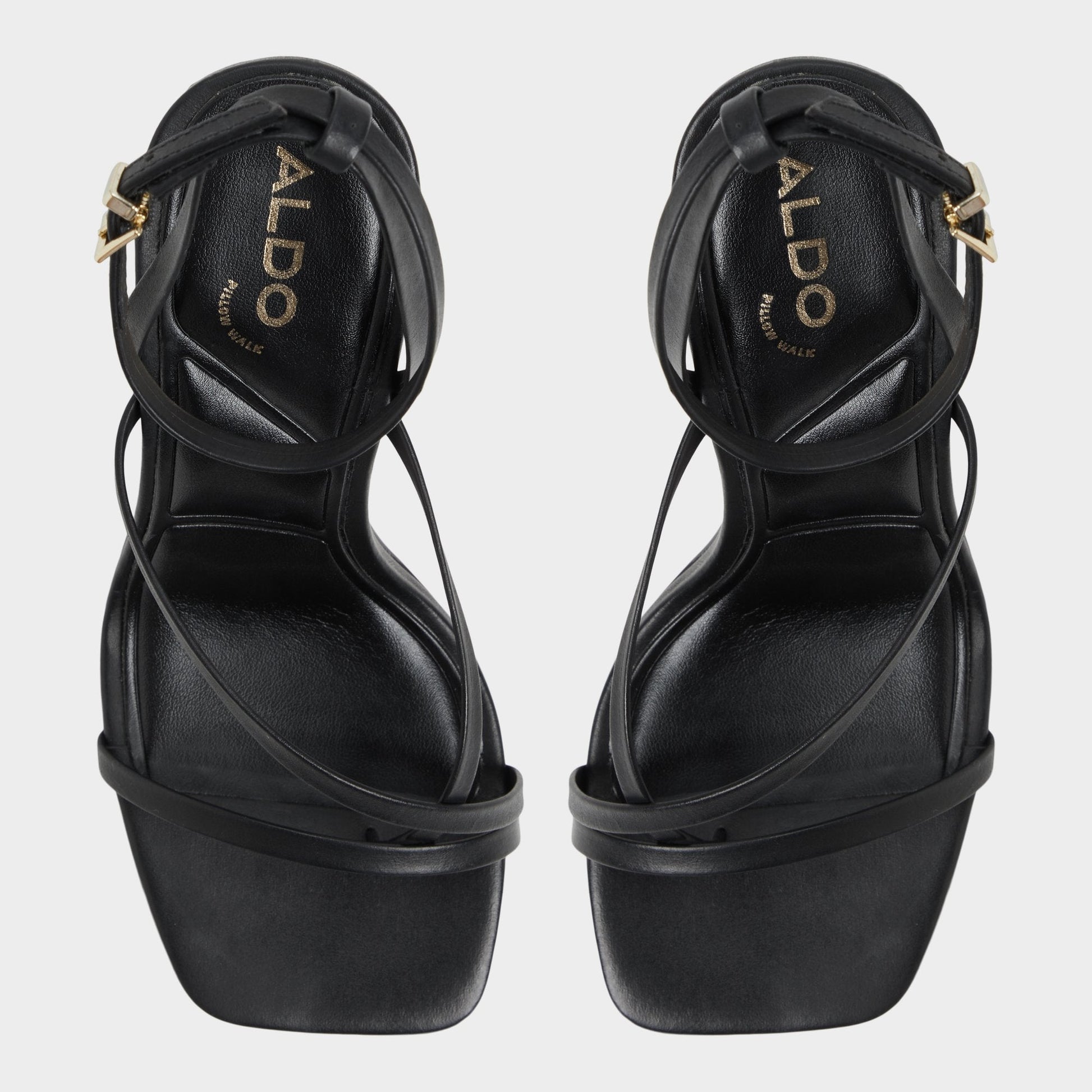 Laurader Other Black Women's Block heels - Strappy heeled sandal, Block heel - Other Black