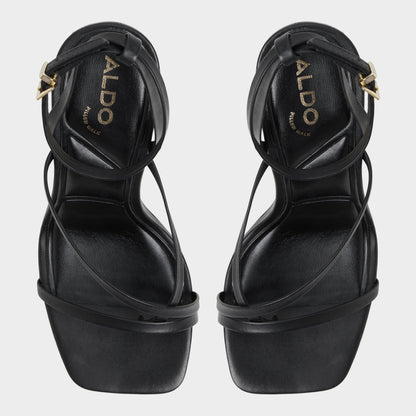 Laurader Other Black Women's Block heels - Strappy heeled sandal, Block heel - Other Black