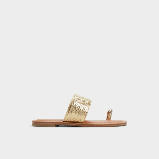 Beachwalk Gold Women's Iridescent metallics - Slide sandal - Gold
