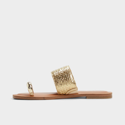 Beachwalk Gold Women's Iridescent metallics - Slide sandal - Gold