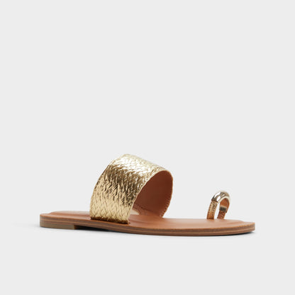 Beachwalk Gold Women's Iridescent metallics - Slide sandal - Gold