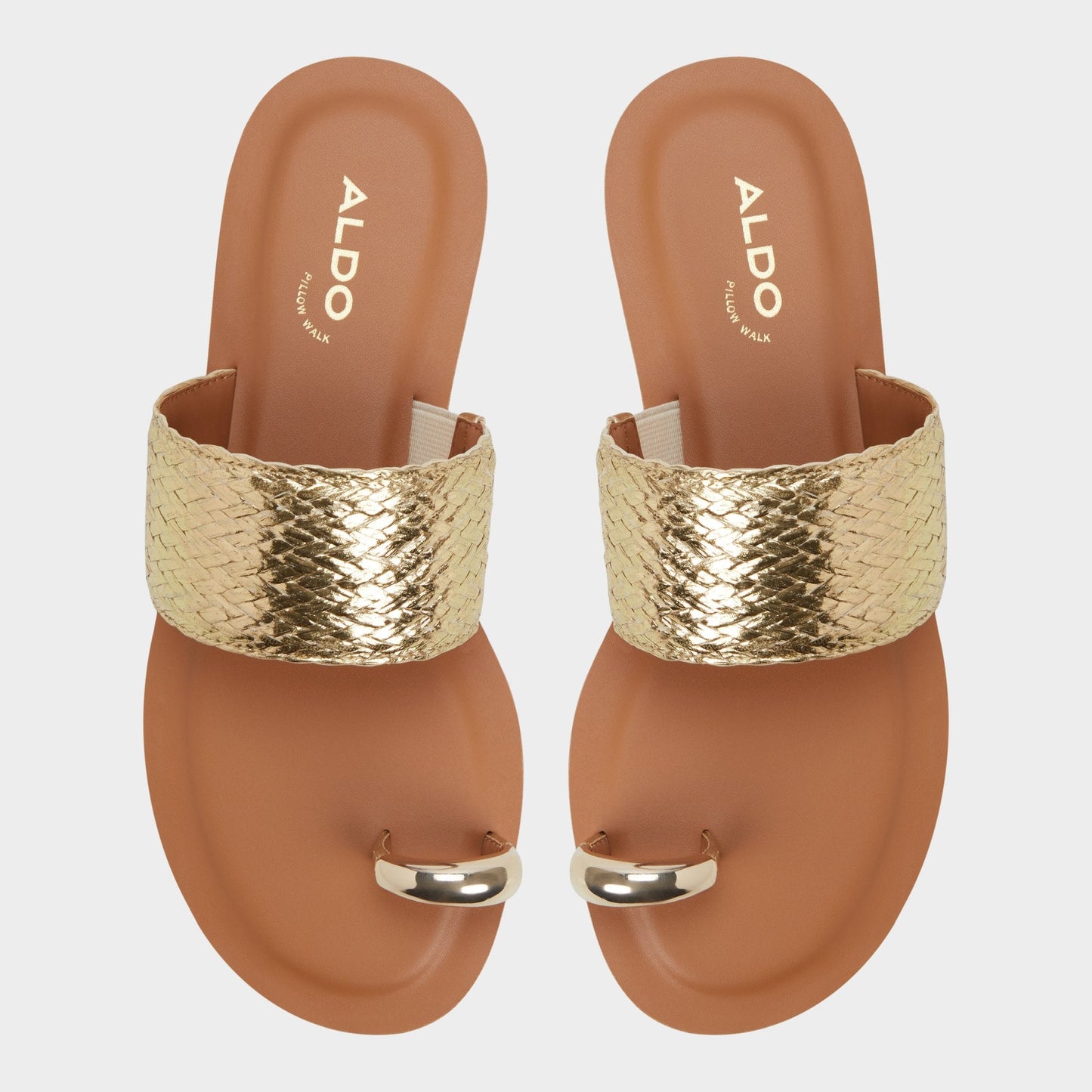 Beachwalk Gold Women's Iridescent metallics - Slide sandal - Gold