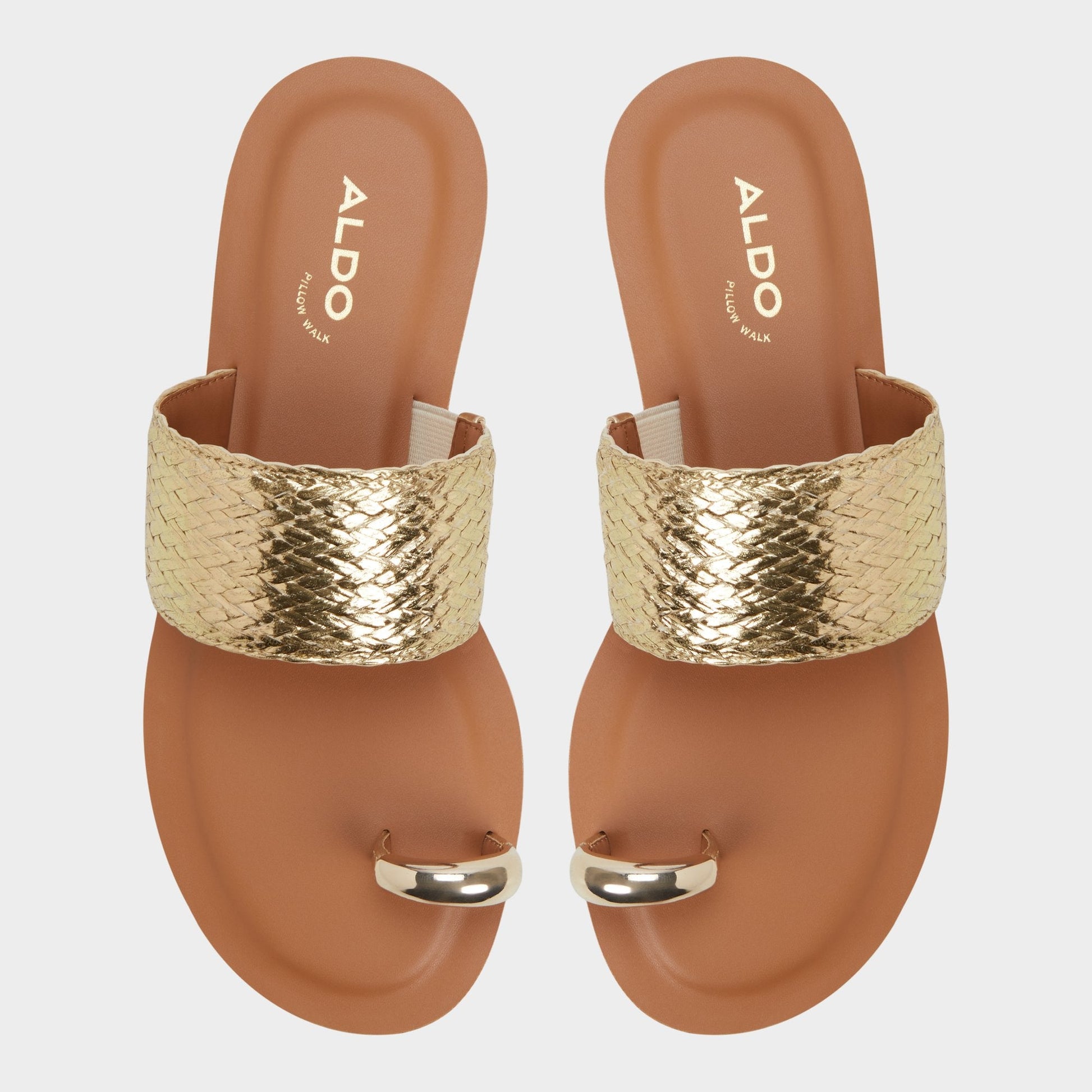Beachwalk Gold Women's Iridescent metallics - Slide sandal - Gold