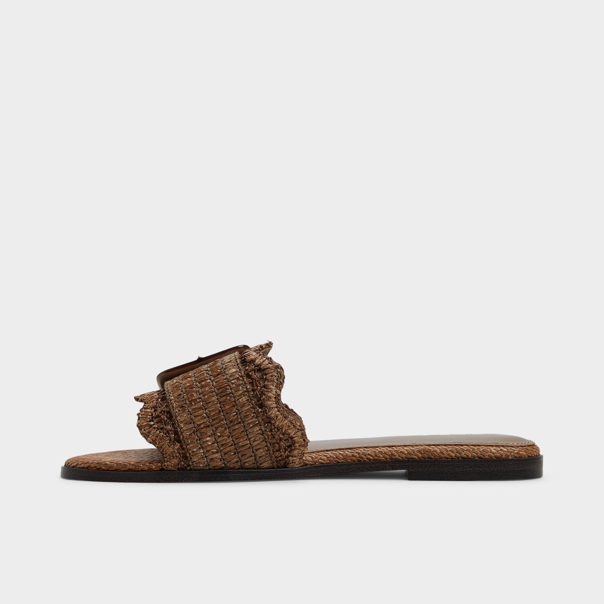 Wavysally in Light Brown - Slide sandal - Light brown