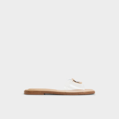Tidella Clear Women's Flats - Slide sandal - Clear