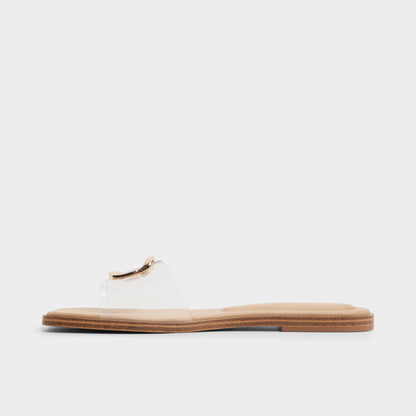 Tidella Clear Women's Flats - Slide sandal - Clear