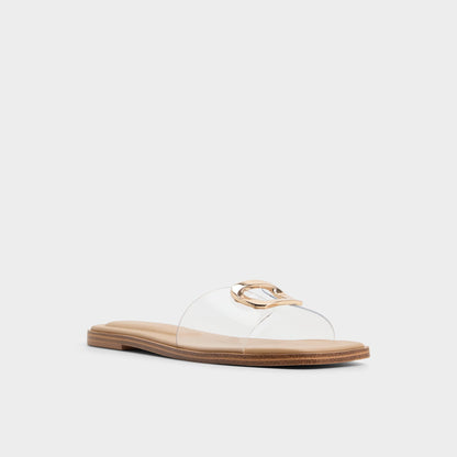 Tidella Clear Women's Flats - Slide sandal - Clear