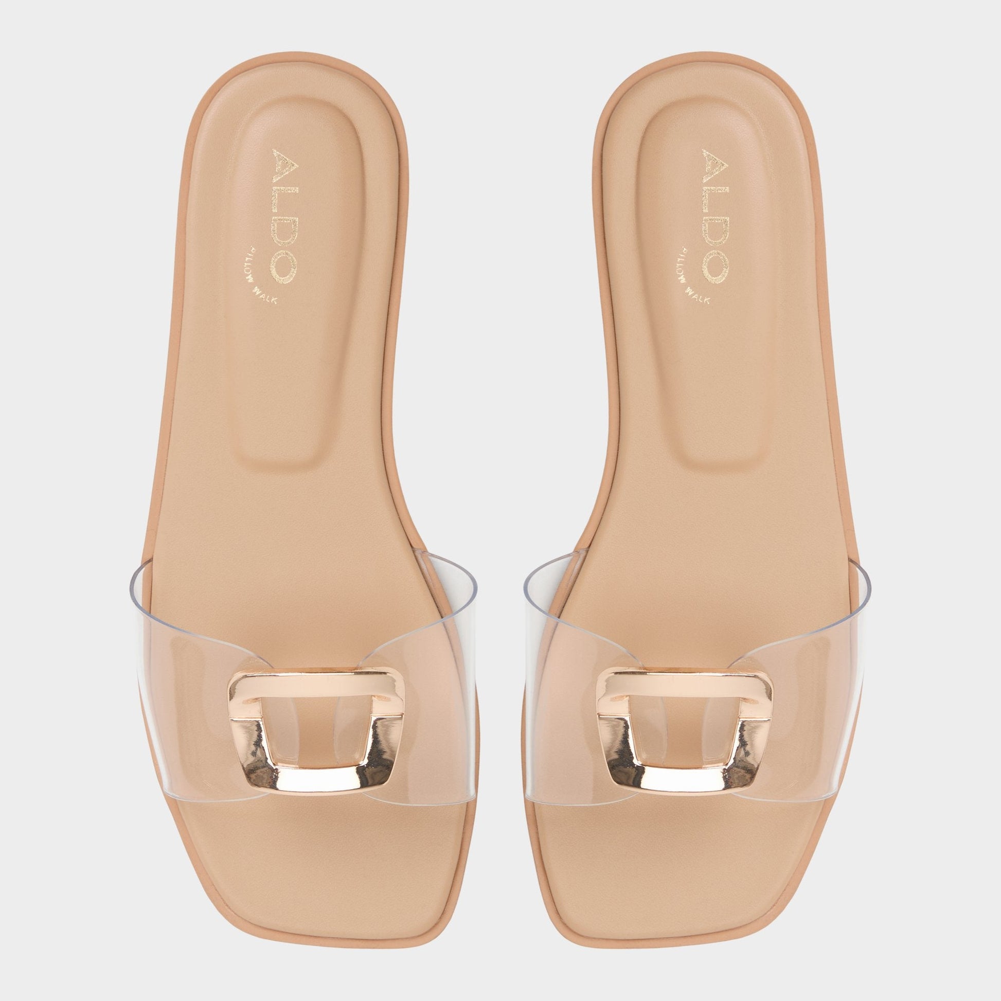 Tidella Clear Women's Flats - Slide sandal - Clear