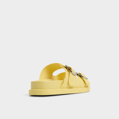 Bohochic Yellow Women's Travel essentials - Footbed sandal, Footbed sandal - Yellow