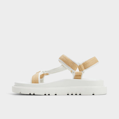 Oceana Natural Women's Footbed sandals - Footbed sandal - Natural