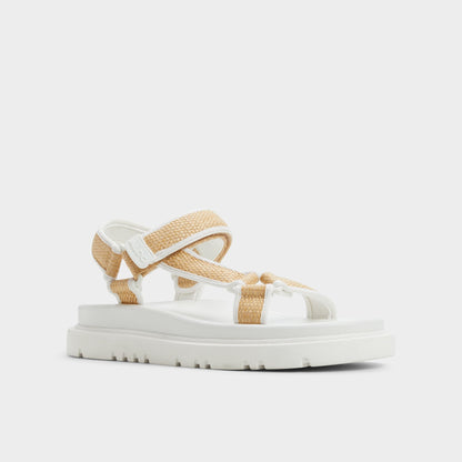 Oceana Natural Women's Footbed sandals - Footbed sandal - Natural