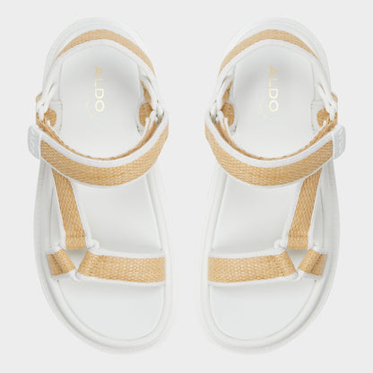 Oceana Natural Women's Footbed sandals - Footbed sandal - Natural