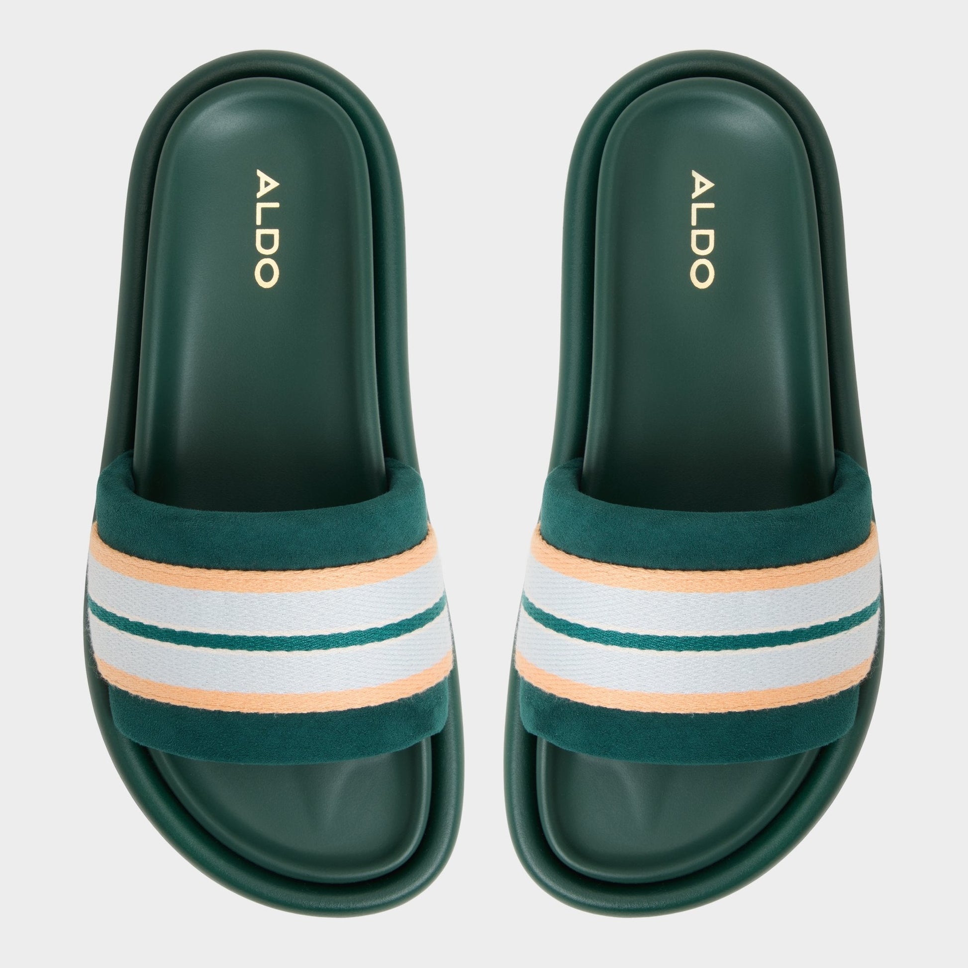 Nydelagan in Open Green - , Footbed sandal - Open green