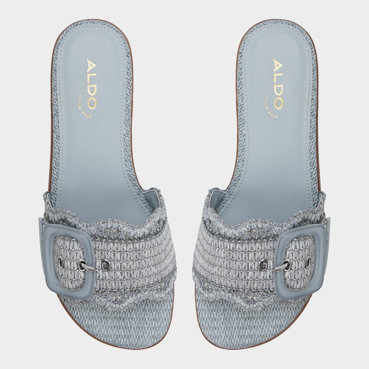 Wavysally in Other Blue 14051763 - Slide sandal - Other blue