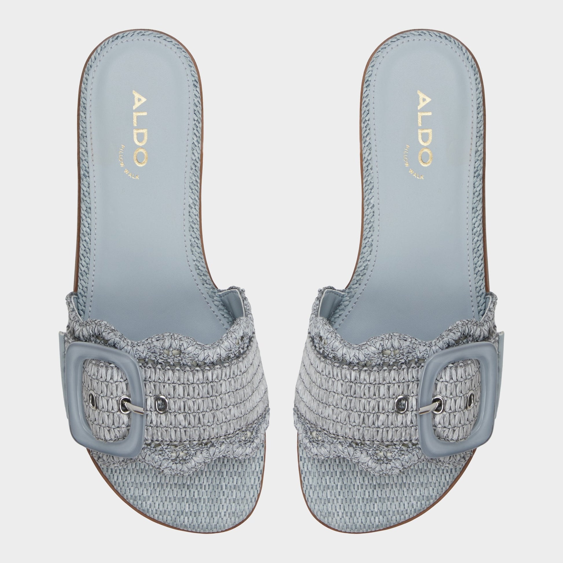 Wavysally in Other Blue 14051763 - Slide sandal - Other blue