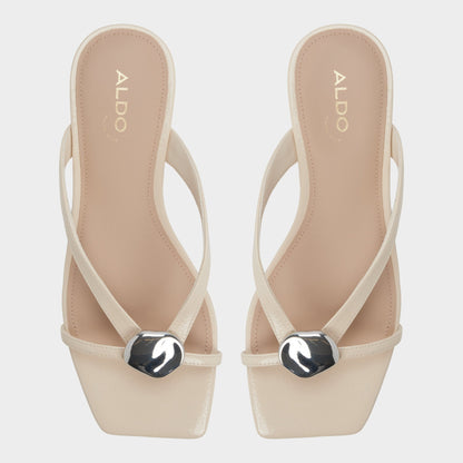 Iliria Beige Women's Flats - Slide sandal - Beige