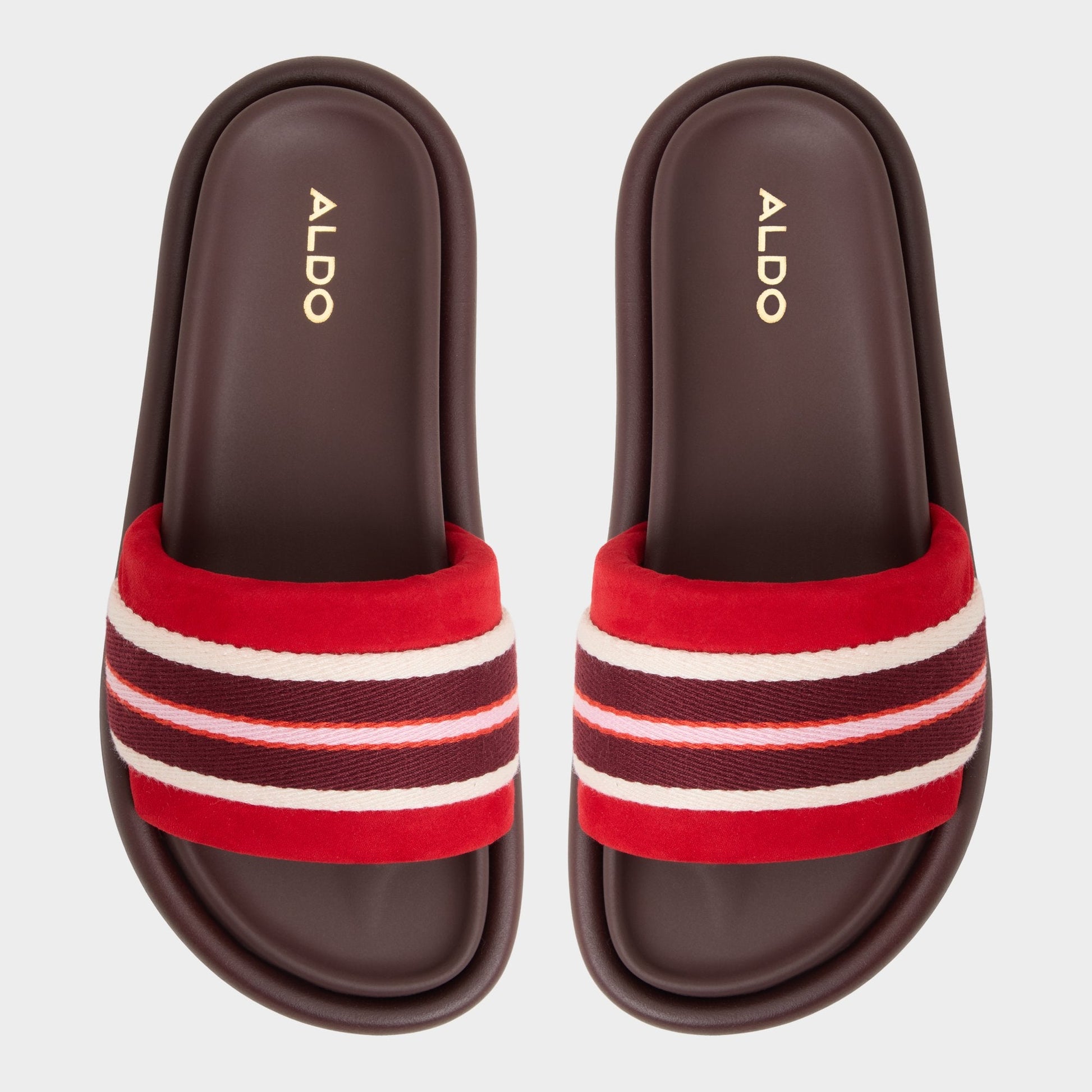 Nydelagan in Open Red - , Footbed sandal - Open red