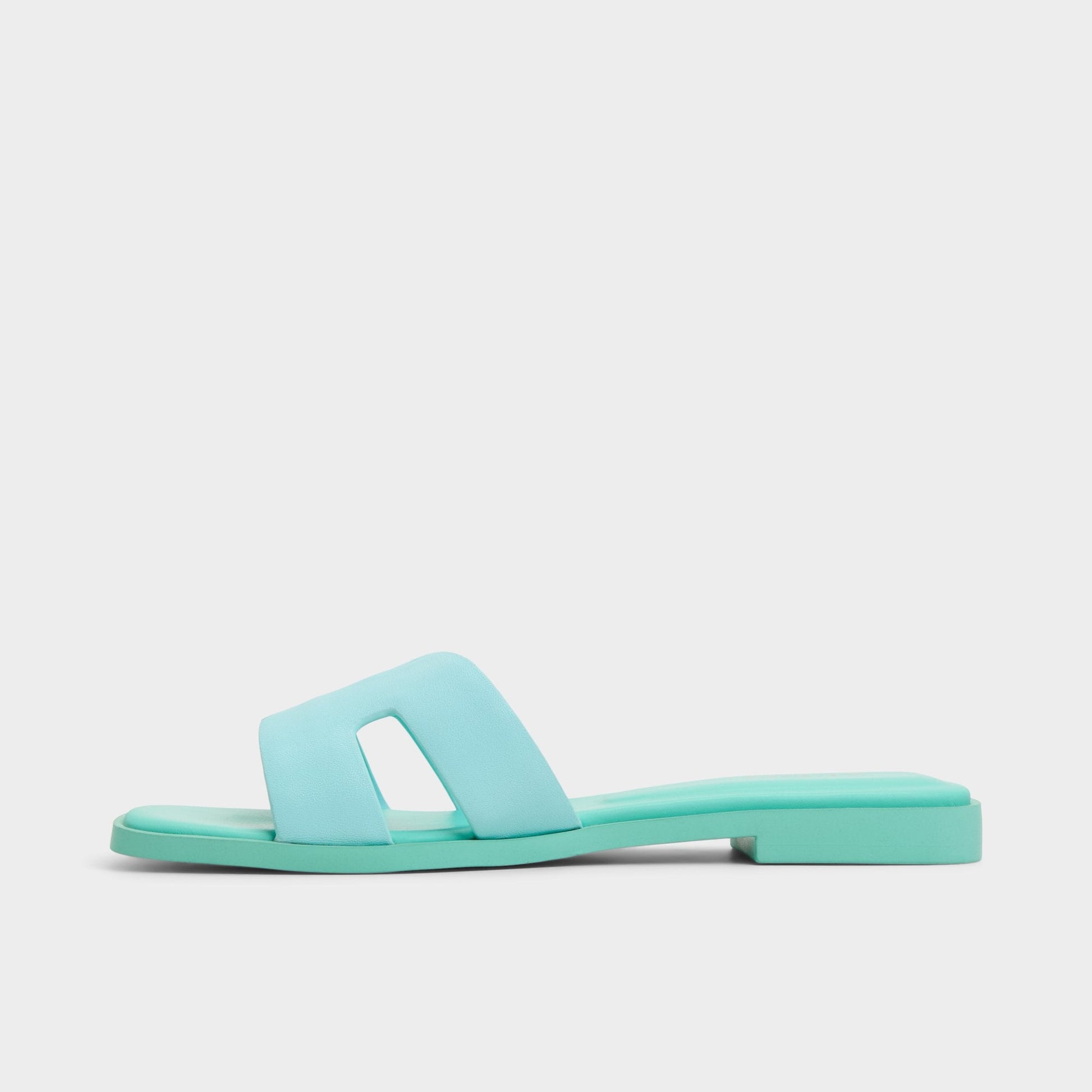Itsandal Turquoise Women's Flats - Slide sandal - Turquoise