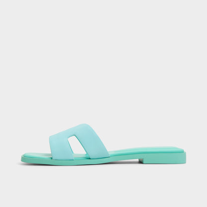 Itsandal Turquoise Women's Flats - Slide sandal - Turquoise