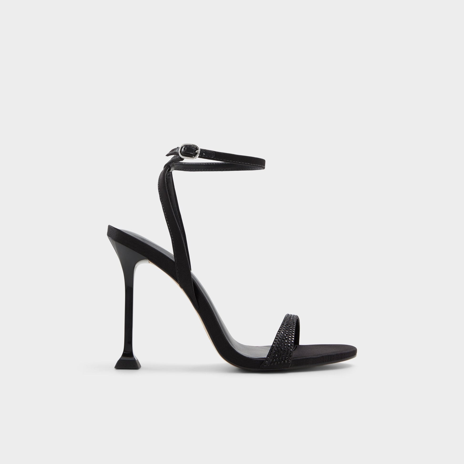 Lydala Black Women's Heeled sandals - Strappy heeled sandal - Black