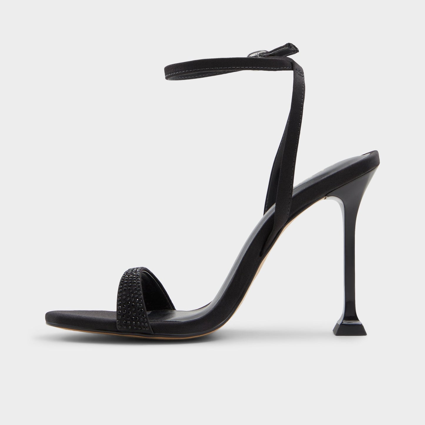 Lydala Black Women's Heeled sandals - Strappy heeled sandal - Black