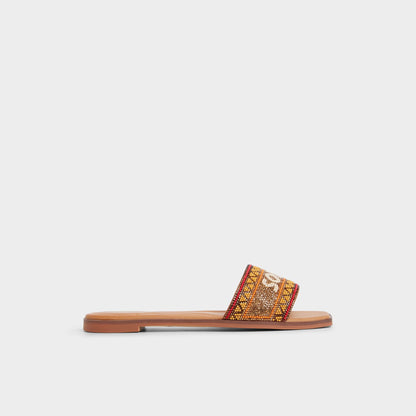 Seavacay Brown Multi Women's Flats -  - Brown Multi