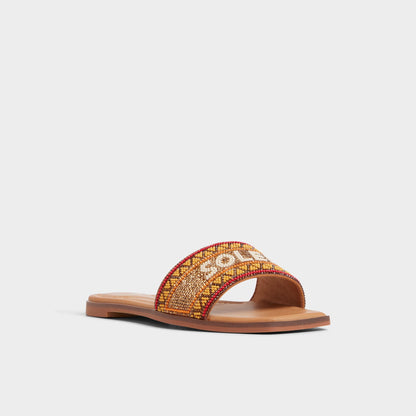 Seavacay Brown Multi Women's Flats -  - Brown Multi