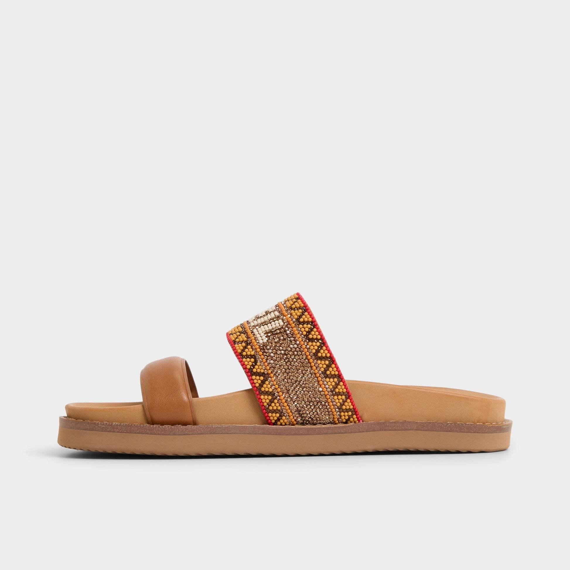 Beachvacay Brown Multi Women's Footbed sandals -  - Brown multi