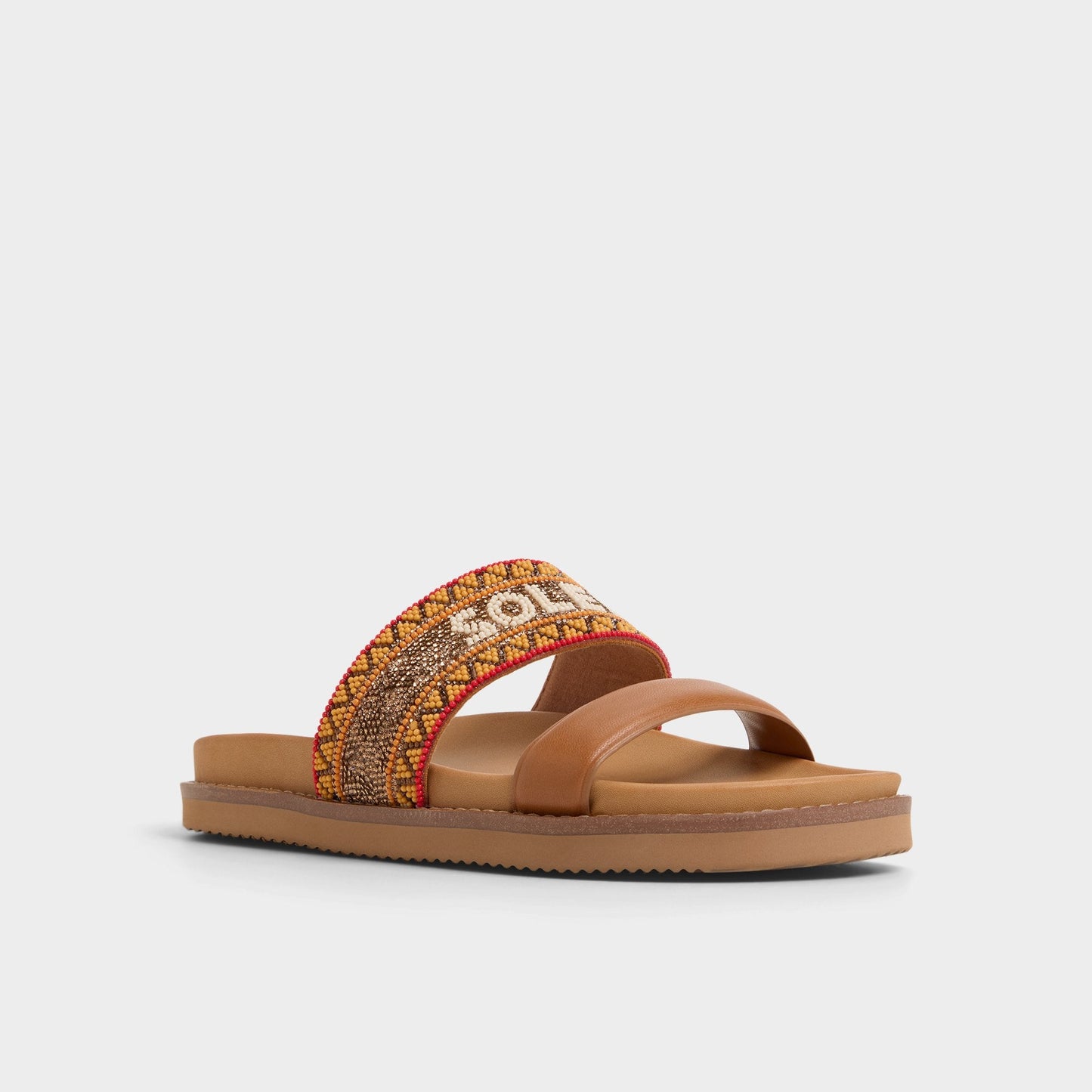 Beachvacay Brown Multi Women's Footbed sandals -  - Brown multi