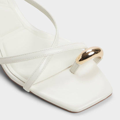 Elodiah White/Bone Women's Travel essentials - Strappy heeled sandal, Stiletto heel - White/bone